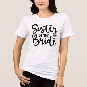 T-shirt En Tri-matière Soeur de la mariée