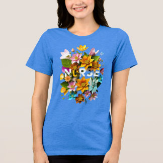 T-shirt En Tri-matière Soins floraux - Hommage floral aux infirmières