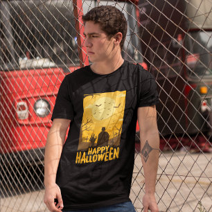 T-shirt En Tri-matière Soirée Pleine lune Halloween