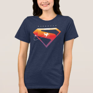 T-shirt En Tri-matière Soleil Tourner Superman Shield