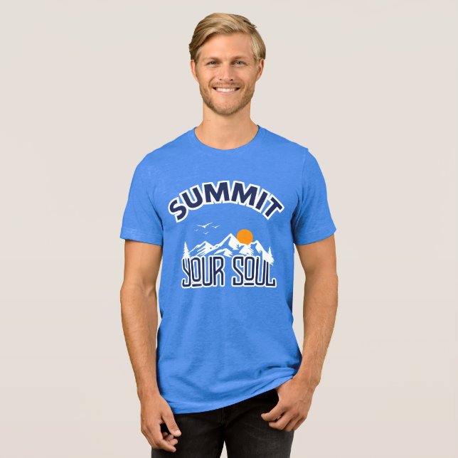 T-shirt En Tri-matière Sommet de votre âme (Recto plein)