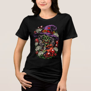 T-shirt En Tri-matière Sorcière zombie de janvier avec des gemmes et des 