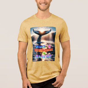 T-shirt En Tri-matière Source D'Encouragement À L'Humanité
