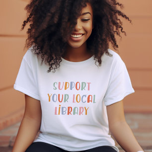 T-shirt En Tri-matière Soutenez Votre Bibliothèque Locale