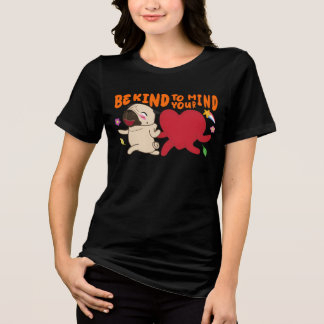 T-shirt En Tri-matière Soyez Gentil À Votre Esprit Cadeau