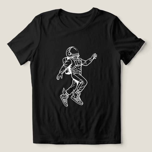 T-shirt En Tri-matière Space Kicks : Vol en astronaute ailé (Design Recto)