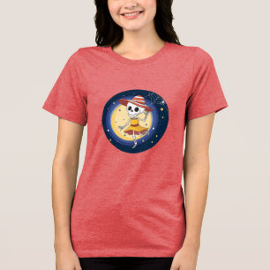 T-shirt En Tri-matière Squelette le plus chaud Halloween Chemise mignonne