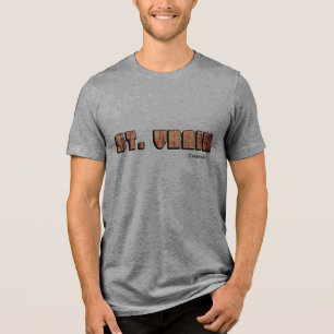 T-shirt En Tri-matière St Vrain Park Colorado Fall Colors Topographie