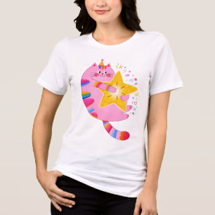 T-shirt En Tri-matière Star of the Purrty : B-Day Edition 🎂 ✨