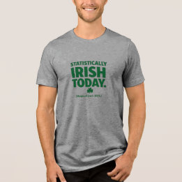 T-shirt En Tri-matière Statistically Irish - St Patrick's Day
