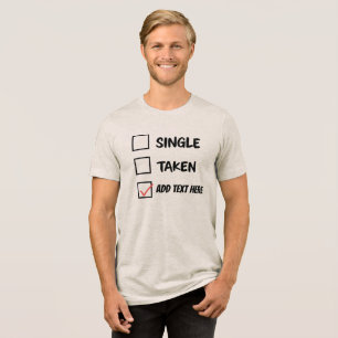 T-shirt En Tri-matière Statut de relation drôle Personnalisé