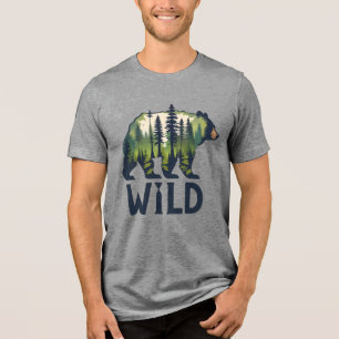 T-shirt En Tri-matière Stay Wild Bear Tee - Adventure Await!
