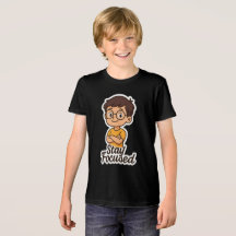 Sticker pour enfant avec lunettes - "Restez focali