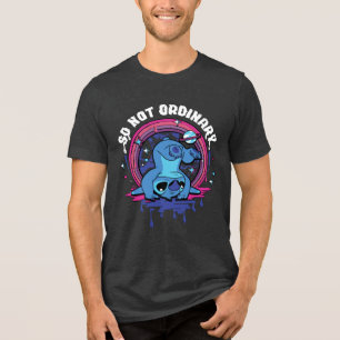 T-shirt En Tri-matière Stitch   Alors Pas Ordinaire