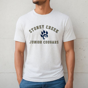 T-shirt En Tri-matière Stoney Creek Junior Cougars White Fleck Hommes