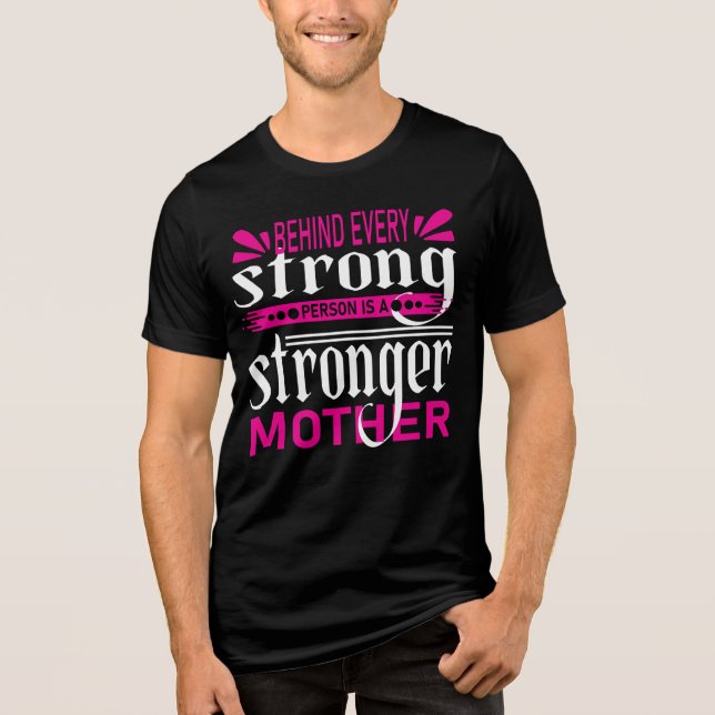 T-shirt En Tri-matière Strong Mother Best (Recto)