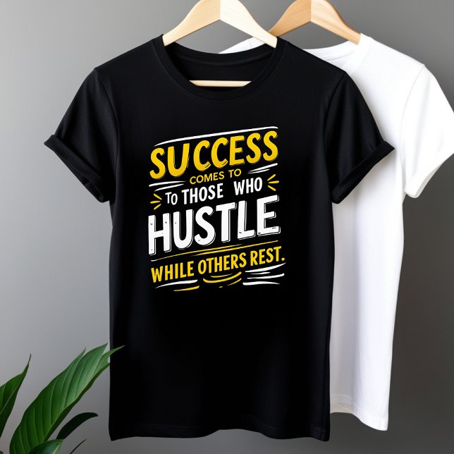 T-shirt En Tri-matière Succès Motivation Hustle T-shirt Inspirer & Hustle (Créateur téléchargé)