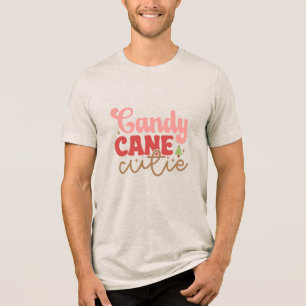 T-shirt En Tri-matière Sucre de canne Cutie Retro Vacances de Noël Super