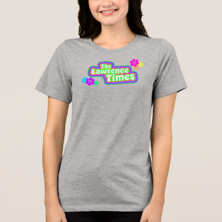 T-shirt En Tri-matière Super Lawrence Times femme gris fleur