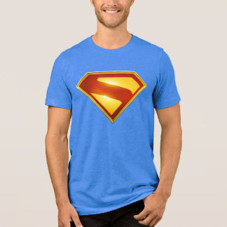 T-shirt En Tri-matière Superman Golden S Shield brillance