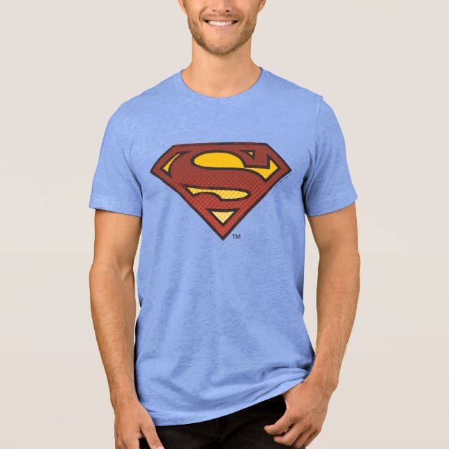 T-shirt En Tri-matière Superman S-Shield | Logo des points dégradés (Recto)