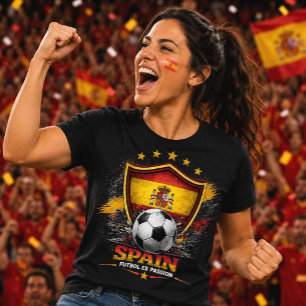 T-shirt En Tri-matière Supporter de football d'Espagne La Roja Coupe du m