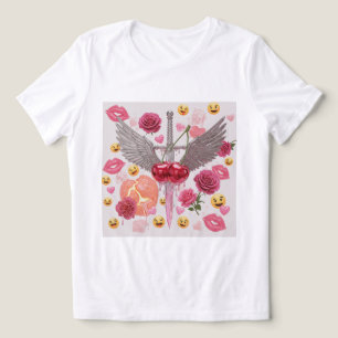 T-shirt En Tri-matière Sweet & Edgy Dagger Tee 🗡️ 🍒