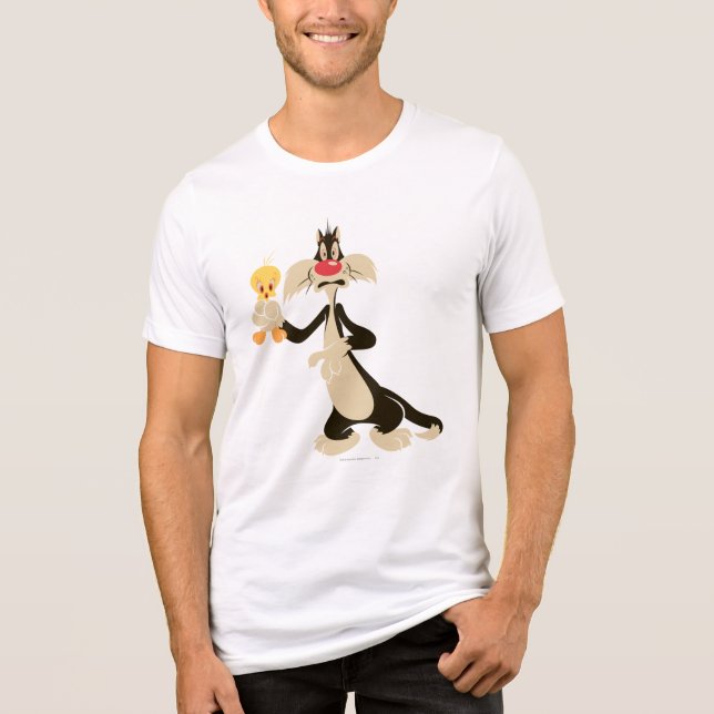 T-shirt En Tri-matière SYLVESTER™ avec TWEETY™ (Recto)