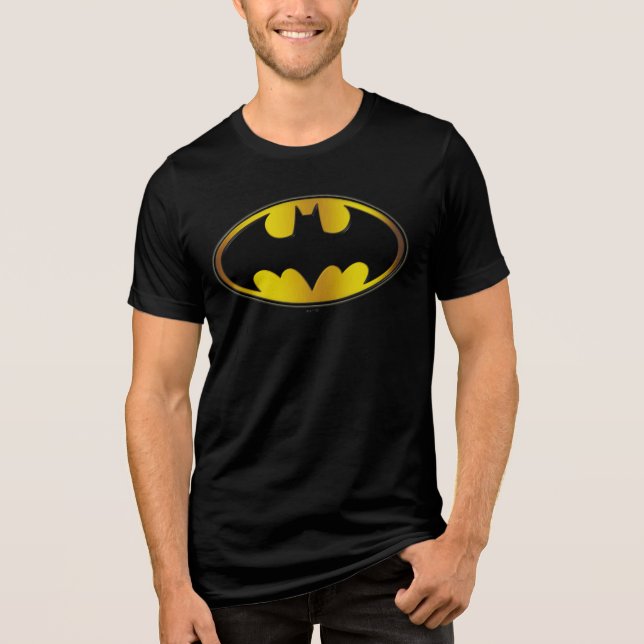 T-shirt En Tri-matière Symbole Batman | Logo de dégradé ovale (Recto)