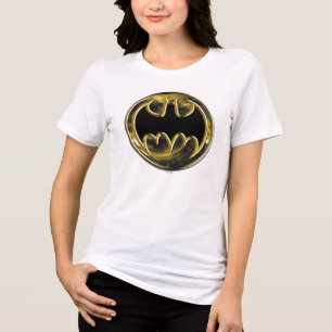 T-shirt En Tri-matière Symbole Batman Logo Or