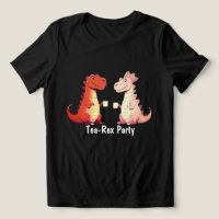 T-Rex Dinasaur Tee, Tea Rex drôle T-Rex Pun