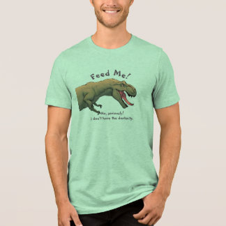 T-shirt En Tri-matière T-Rex Dinosaur Me nourrir Hommes