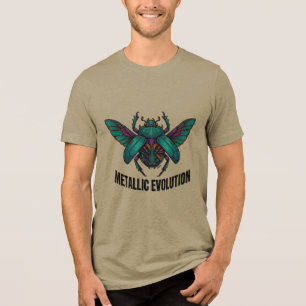 T-shirt En Tri-matière T-Shi Graphique Coléoptère Cybernétique Évolution