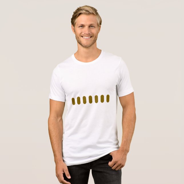 T-shirt En Tri-matière T-shirt Bella+Canvas (Recto plein)