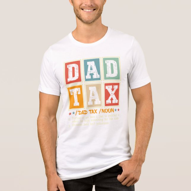 T-shirt En Tri-matière T-shirt fiscal papa (Recto)