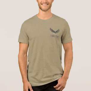 T-shirt En Tri-matière T-shirt gris pour hommes de la ligne d'aigle haute