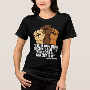 T-shirt En Tri-matière T-Shirt-Mois de l'histoire des Noirs 100 Ans