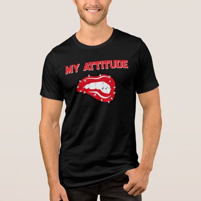 T-shirt En Tri-matière T-Shirt My attitude  (Recto)