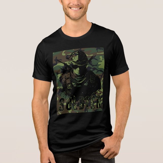 T-shirt En Tri-matière T-shirt Soldat (Recto)