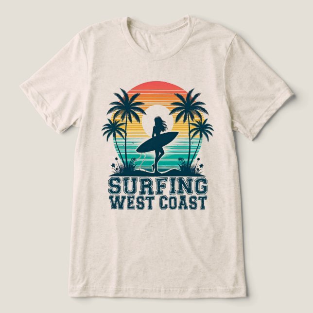T-shirt En Tri-matière T-shirt surf (Design Recto)