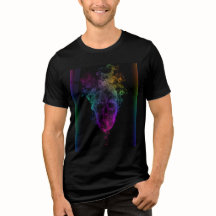 T-shirt Tri-Blend Sassy Face Skeleton Vibrant