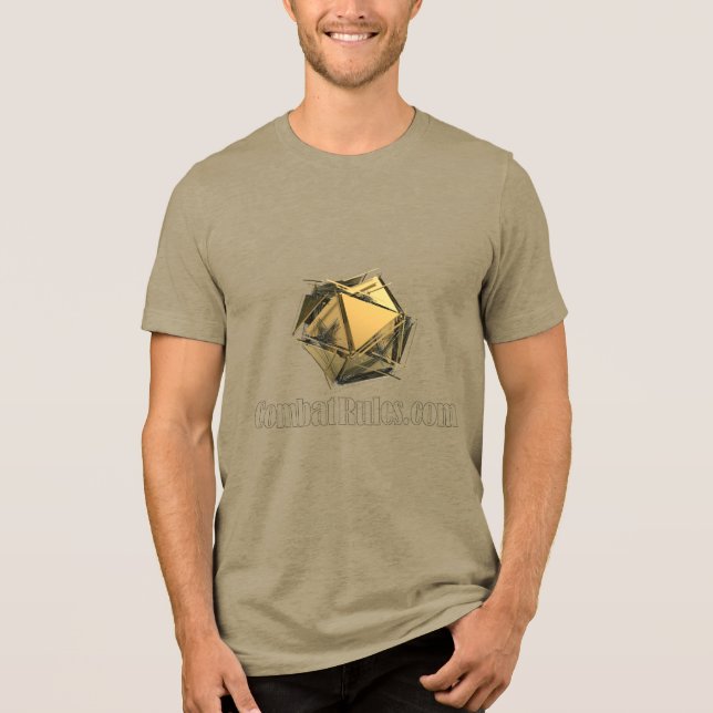 T-shirt En Tri-matière T-shirt tricblend explosion D20 bella toile (Recto)