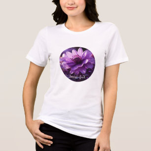 T-shirt En Tri-matière T-Shirt, Uni Noir Triblend
