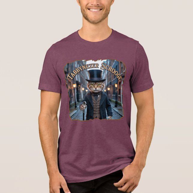 T-shirt En Tri-matière Tabbynezer Scrooge Photographic – Tabby Scrooge (Recto)