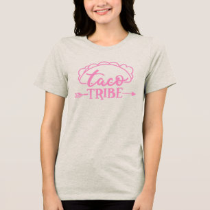 T-shirt En Tri-matière Taco Tribe Citation de Fête de Bachelorette