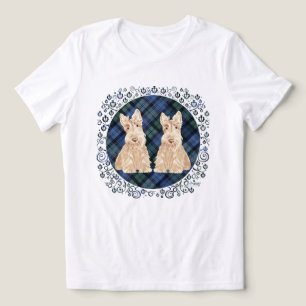 T-shirt En Tri-matière Tartan Terrier Écossais