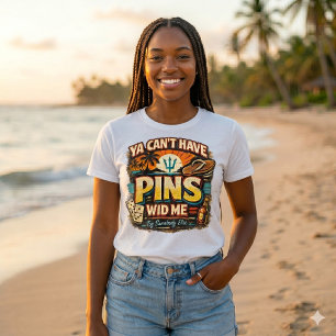 T-shirt En Tri-matière T'as Pas Tes Pions Avec Moi – Dominos Caribéens