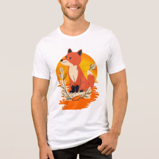 T-shirt En Tri-matière Te renard d'ANIMAL Nature Te graphique inspiré
