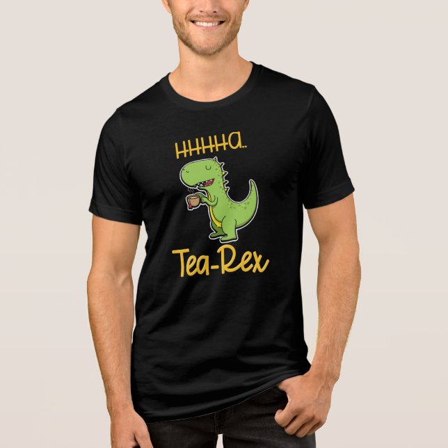 T-shirt En Tri-matière Tea Rex Dinosaur Tyrannosaurus (Recto)