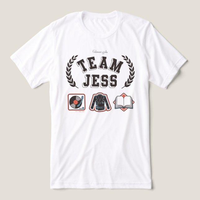 T-shirt En Tri-matière Team Jess Gilmore Girls Design (Design Recto)